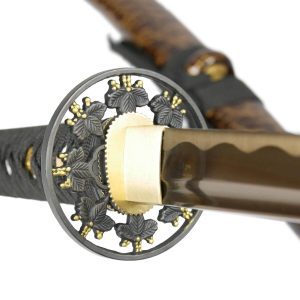 Golden Samurai Katana mit goldfarbener Klinge